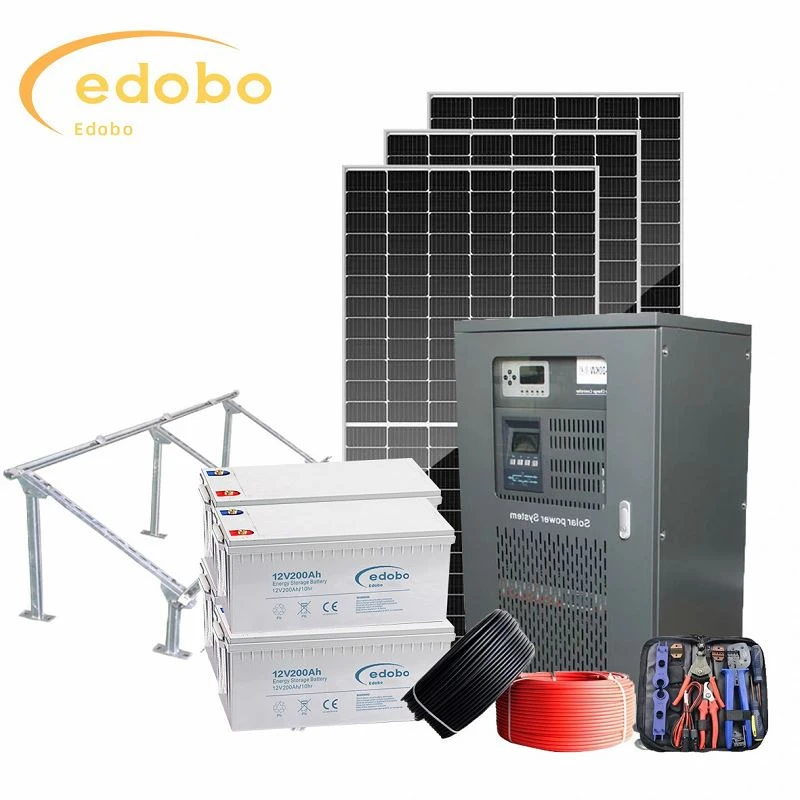 Système solaire à grille hybride