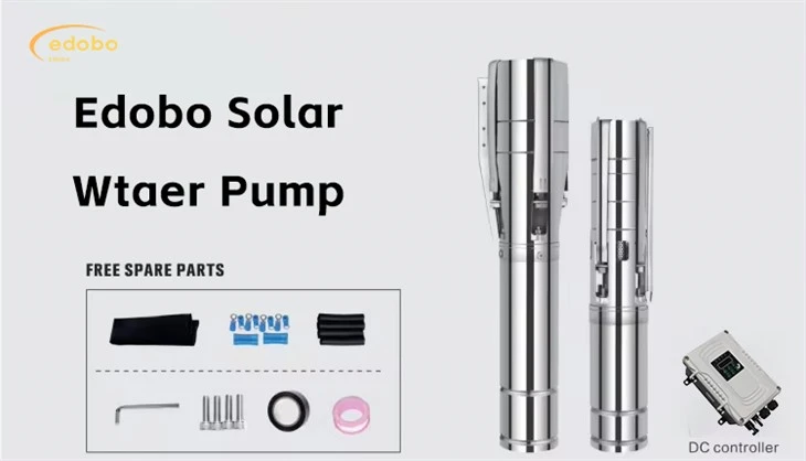 Pompe à eau solaire de 1,5 ch de profondeur pour la ferme