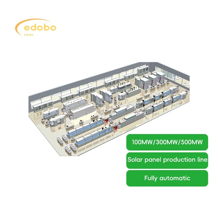 100 MW 300MW Ligne de production du panneau solaire