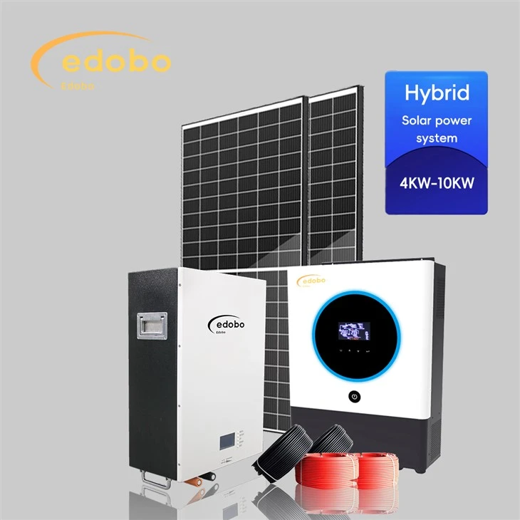 Système d'énergie solaire hybride de 6 kW