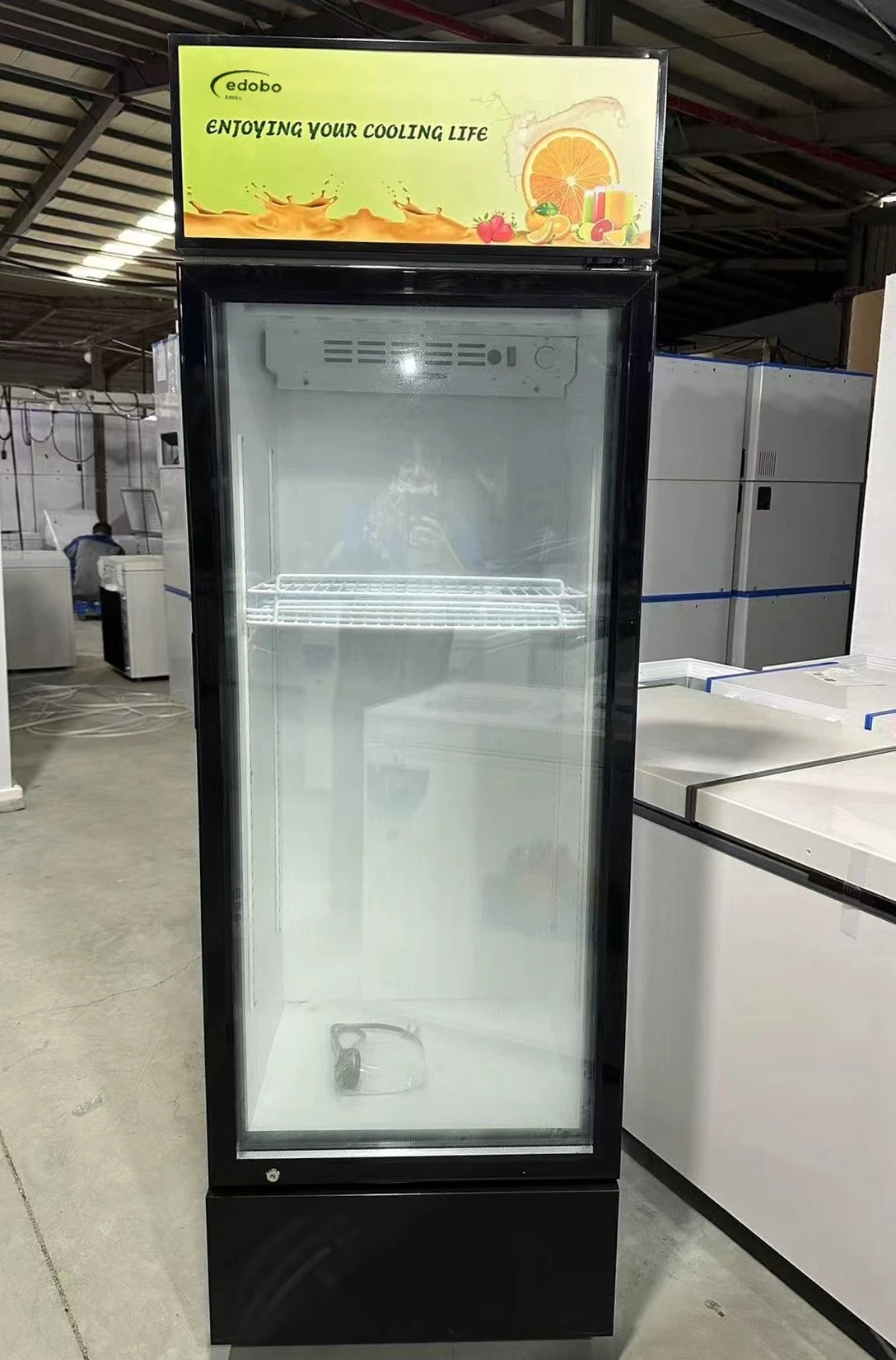Solar powered beverage freezer,