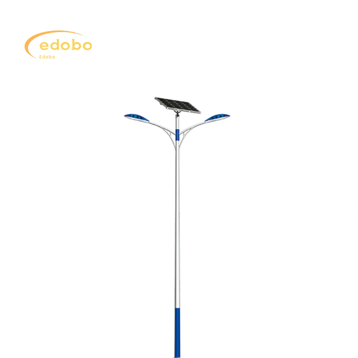 Dual arm solar street light