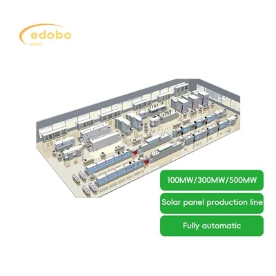 100 MW 300MW Ligne de production du panneau solaire