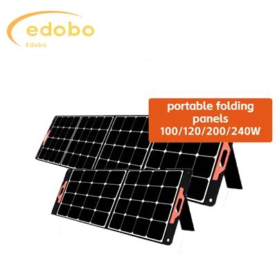 Panneaux solaires portables 200w pour le camping