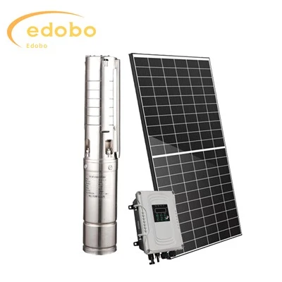 Pompe de puits profond d'eau solaire 3hp 1,5hp à énergie solaire