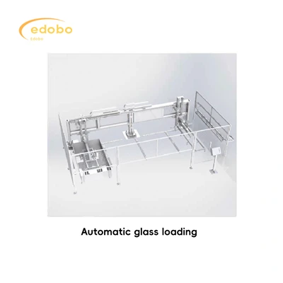 Machine de chargement de verre automatique pour chaîne de production de panneaux solaires
