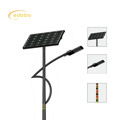Réverbères solaires adaptés aux besoins du client avec le bras simple et le double bras pour l'usage de route
