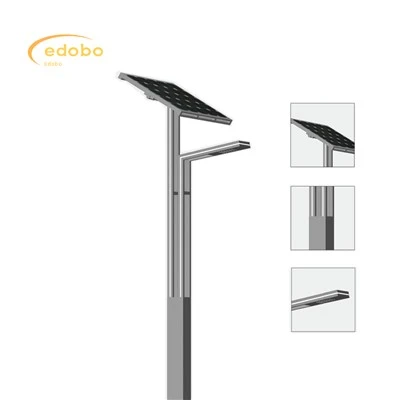 Lampadaire solaire à lumière LED 80w/120w avec batterie au Lithium