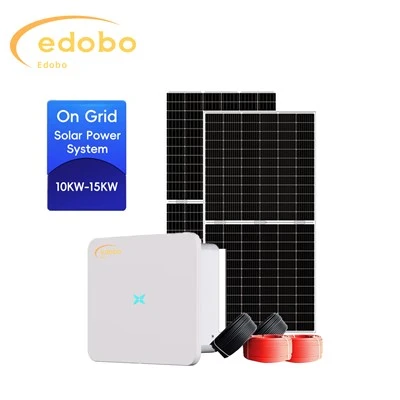 Sur des composants du système d'énergie solaire sur réseau avec un panneau solaire de 590W