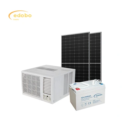 Unité extérieure de climatiseur de fenêtre intégré solaire