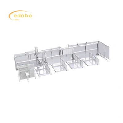 Ligne de production de panneaux solaires, tri automatique