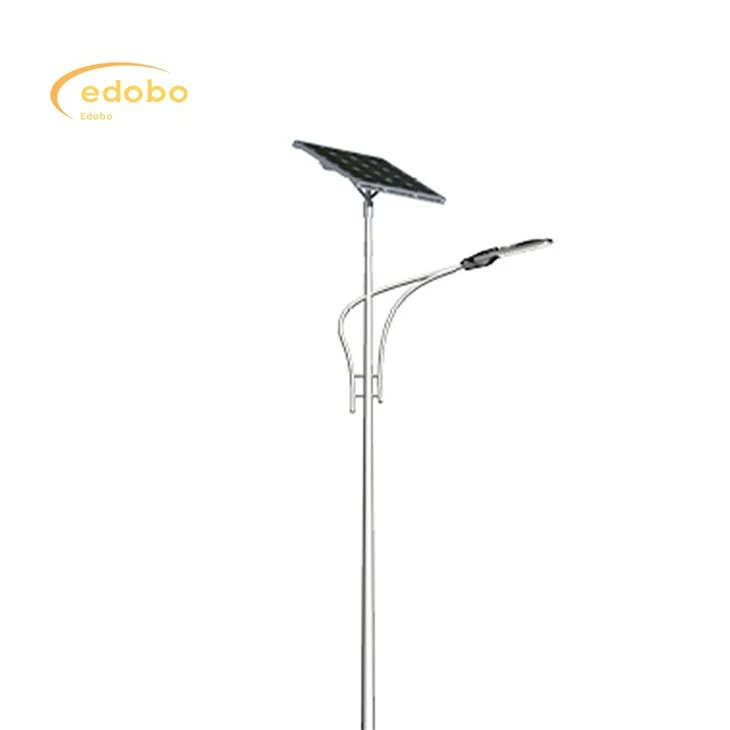 Solar Lamp Solar Powered Street Light With Lithium Battery Black Panel high quality