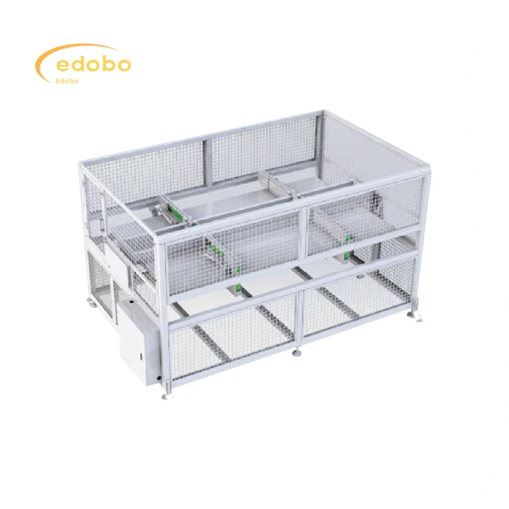 Ligne de production de panneaux solaires avec rotation à 180 degrés